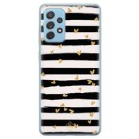 Samsung Galaxy A52 (5G) siliconen telefoonhoesje - Hart streepjes - thumbnail