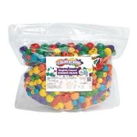 Colorations - heldere houten kralen, 450 gram - thumbnail