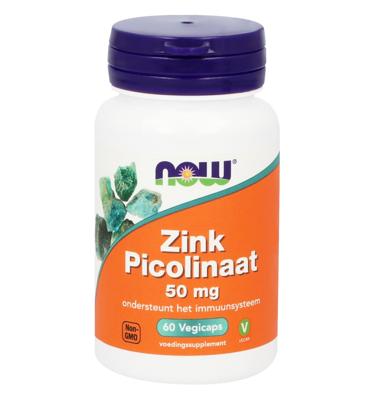 NOW Zink Picolinaat 50mg Capsules 60st