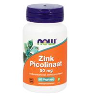 NOW Zink Picolinaat 50mg Capsules 60st - thumbnail