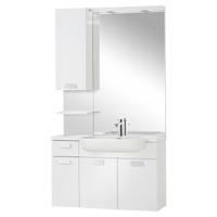 Differnz Fabulous badmeubel set 100 cm wit - thumbnail