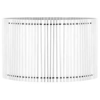 Papieren Gevouwen Lampenkap - Cilindrisch - White - ø40 x 20 cm - E27 fitting - Voor Staande Lamp - Ontworpen voor woonkamer en eetkamer - thumbnail