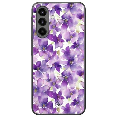 Samsung Galaxy A36 hoesje - Floral violet
