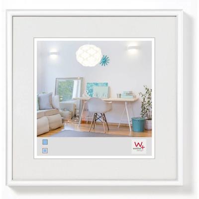 walther+ design KV330W Wissellijst Papierformaat: 30 x 30 cm (b x h x d) 31 x 31 x 1.4 cm Wit