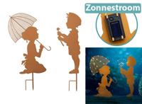 HI Jongen en Meisje met Solar LED Verlichting - thumbnail