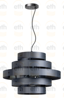 ETH Zwarte hanglampBlagoon Ø 50cm - 05-HL4357-30 - thumbnail