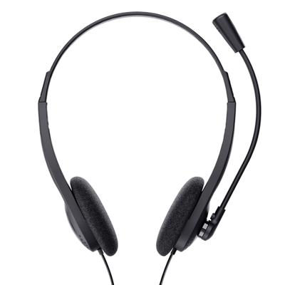 Trust Kopfhörer Headset Schwarz On Ear headset Kabel Zwart Computer - thumbnail