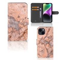 iPhone 15 | Bookcase | Marmer Oranje - thumbnail