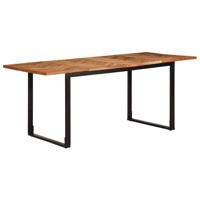 Eettafel 180x90x75 cm massief acaciahout - thumbnail