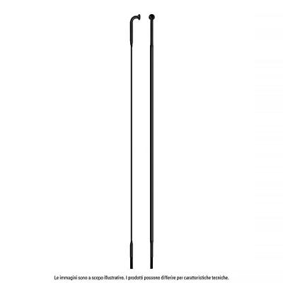 Sapim spaak 14-262 cx-ray plat zwart met nippel (20st)