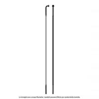 Sapim spaak 14-262 cx-ray plat zwart met nippel (20st) - thumbnail