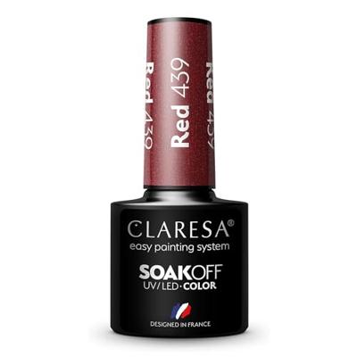 Claresa uv/led gellak 5ml red 439 warm feelings