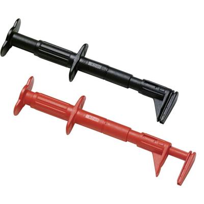 Fluke AC87 Veiligheids-platte meetklem Bus 4 mm CAT III 600 V Rood, Zwart Fluke AC87 Veiligheids-platte meetklem Bus 4 mm CAT III 600 V Rood, Zwart