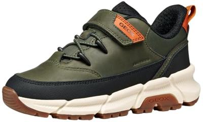 Baskets J56LCA -J FLEXYPER PLUS BOY-GEOX kaki Baskets J56LCA -J FLEXYPER PLUS BOY-GEOX kaki