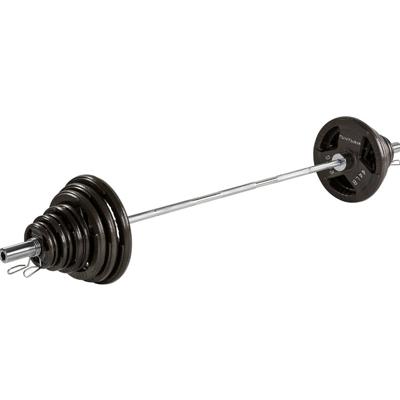 Tunturi Olympische Halterset l Tri-Grip Barbell Set 140 kg