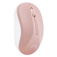 Natec Draadloze Muis Toucan Roze-Wit 1600DPI - thumbnail
