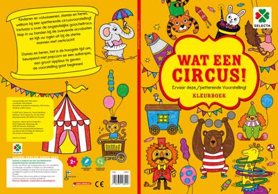 Selecta Wat in circus! kleurboek
