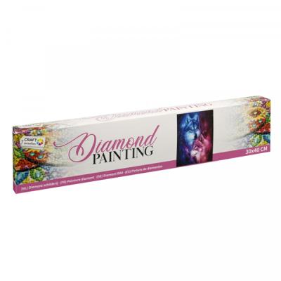 Bongers Speelgoed Diamond painting - wolven - 30x40 cm