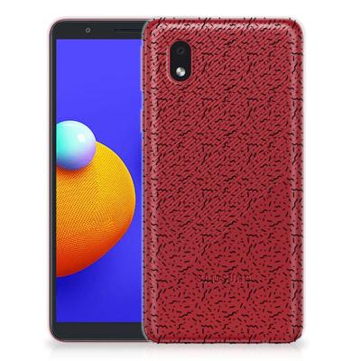 Samsung Galaxy A01 Core | TPU bumper | Stripes Dots Samsung Galaxy A01 Core | TPU bumper | Stripes Dots