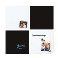 Whiteboard Nobo tegel 36x36cm wit magnetisch | 8 stuks - thumbnail