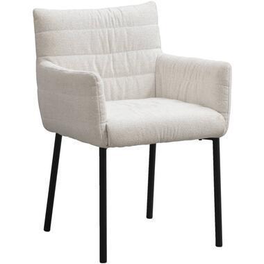 Eetkamerstoel Mees - crème - Leen Bakker