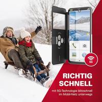 emporia SMART.6, mobiele telefoon voor senioren, 5G volt, smartphone zonder abonnement, mobiele telefoon met noodoproepknop, 6,58 inch display, Android 13, 50 MP-camera, zwart - thumbnail