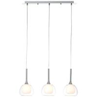 Brilliant Eetkamer hanglampHadan chroom met helder glas - 85573/15 - thumbnail