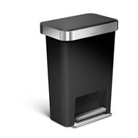 Simplehuman Prullenbak Liner Pocket Kunststof 45 liter Zwart - thumbnail