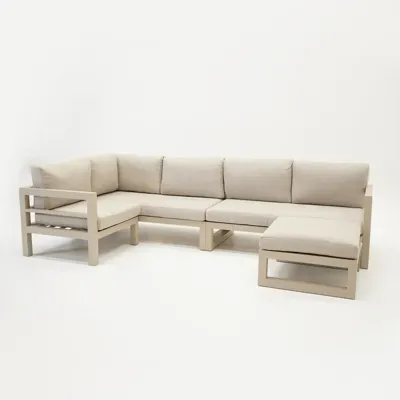 Grosso hoekbank 4 delig antraciet