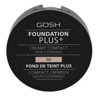 Gosh Foundation Plus + Creamy Compact High Coverage 9 g Natural 004 - thumbnail