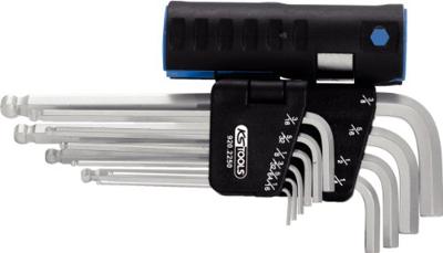 KS Tools 920.2250 Inbus Haakse schroevendraaierset 5/64 inch, 3/32 inch, 1/8 inch, 5/32 inch, 3/16 inch, 1/4 inch, 5/16 inch, 3/8 inch, 1/2 inch, 9/16 inch