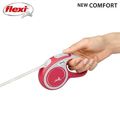 Hondenriem Flexi NEW COMFORT Rood XS