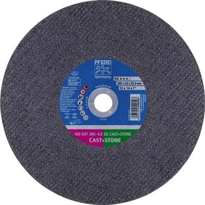 PFERD TOOLS 100 EHT 300-4,0 SG CAST+STONE/25,4 61329132 Doorslijpschijf recht 300 mm 20 stuk(s) Gietijzer, Pletbaar gietijzer, Beton