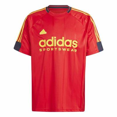 Heren-T-Shirt met Korte Mouwen Adidas Tiro Nations Pack Rood - Maat: M