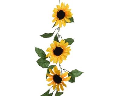 Kaemingk Zonnebloemguirlande 150 cm geel