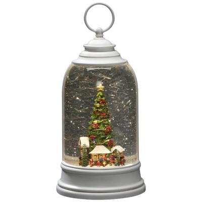 Konstsmide 4292-200 LED-lantaarn Kerstmarkt Warmwit LED Wit Watergevuld, Timer Konstsmide 4292-200 LED-lantaarn Kerstmarkt Warmwit LED Wit Watergevuld, Timer