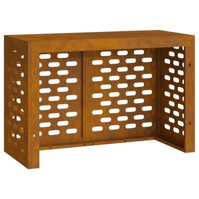 VidaXL Airconditioner hoes roestig 90 x 40 x 60 cm cortenstaal VidaXL Airconditioner hoes roestig 90 x 40 x 60 cm cortenstaal