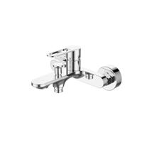 Sanimar Palermo Douchemengkraan 18x16 cm Messing Chroom - thumbnail