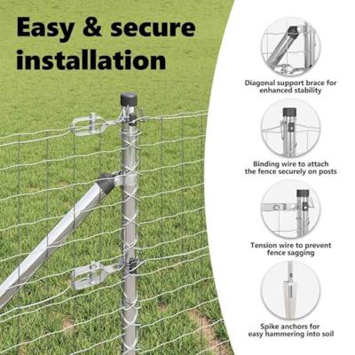 VidaXL Hek met paal zilver 1 x 10 m staal