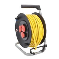 AS Schwabe 10137 Kabelhaspel 40.00 m Geel Randaarde stekker - thumbnail
