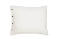 Kayori Nikko Naturel Linnen/katoen kussensloop 60x70 - thumbnail