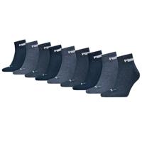 Puma Quartersokken Cushioned New Generation 9-pack Blue Combo-35/38 - thumbnail