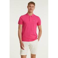 Tommy Jeans slim fit polo met biologisch katoen fuchsia - thumbnail