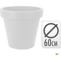 Bloempot rond 60 x 52 cm wit - Nampook - thumbnail