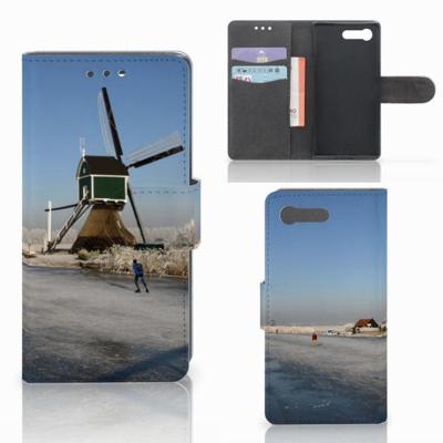 Sony Xperia X Compact | Flip Cover | Schaatsers