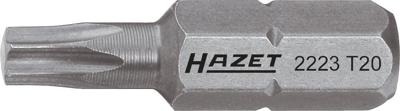 HAZET Bit 2223-T9 · 1/4 inch (6,3 mm) zeskant massief · Binnen-TORX®-profiel · SW T9