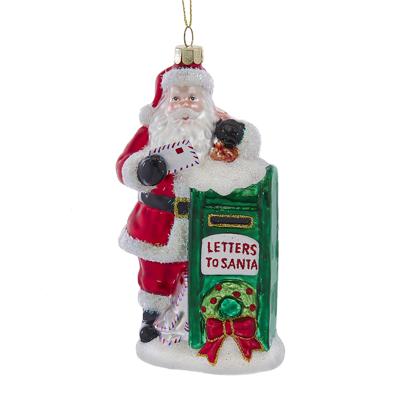 Noble Gems Santa glas h15 cm Ornament kerstbal Kurt S. Adler - Kurt s adler Noble Gems Santa glas h15 cm Ornament kerstbal Kurt S. Adler - Kurt s adler