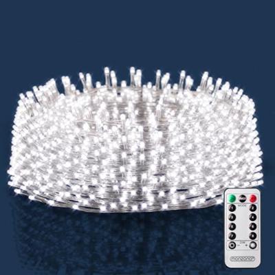 Regenlichtketting Kerstmis 400 LED's 15m met afstandsbediening - thumbnail