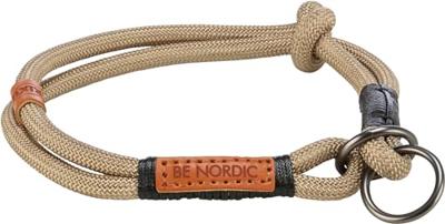 TRIXIE BE NORDIC HALSBAND HOND HALF-SLIP ZAND / ZWART 30X0,6 CM