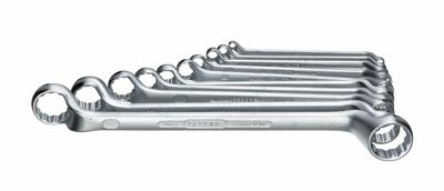 Gedore 6030740 6030740 Dubbele ringsleutelset 10-delig Sleutelbreedte (metrisch) 6 - 27 mm
